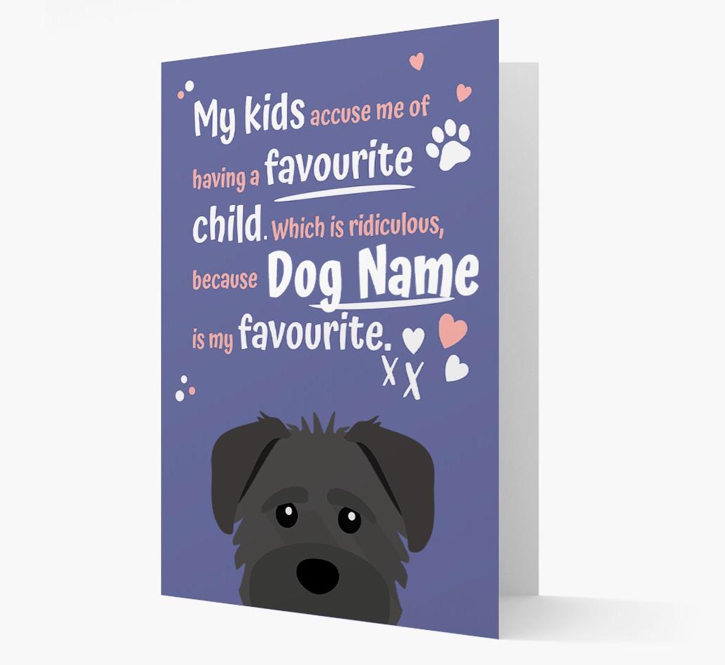 'Favorite Child' - Personalized {breedFullName} Card