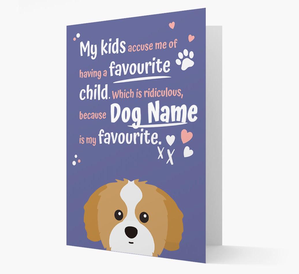 'Favorite Child' - Personalized {breedFullName} Card