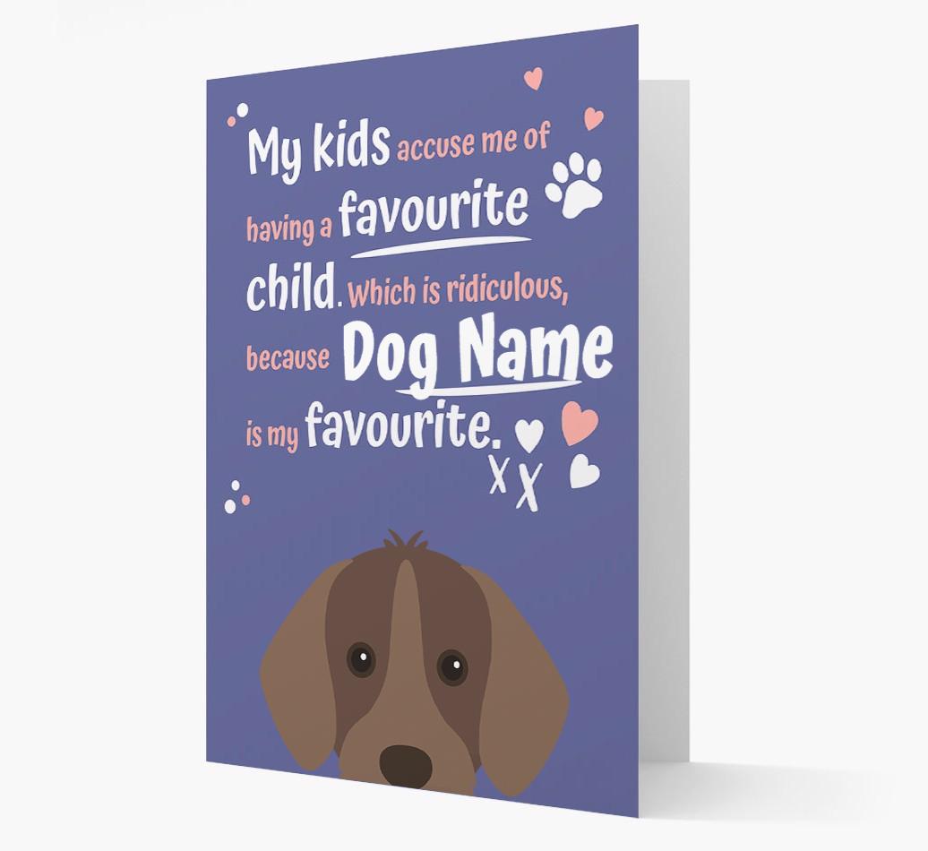 'Favorite Child' - Personalized {breedFullName} Card