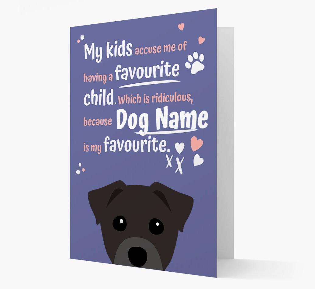 'Favorite Child' - Personalized {breedFullName} Card