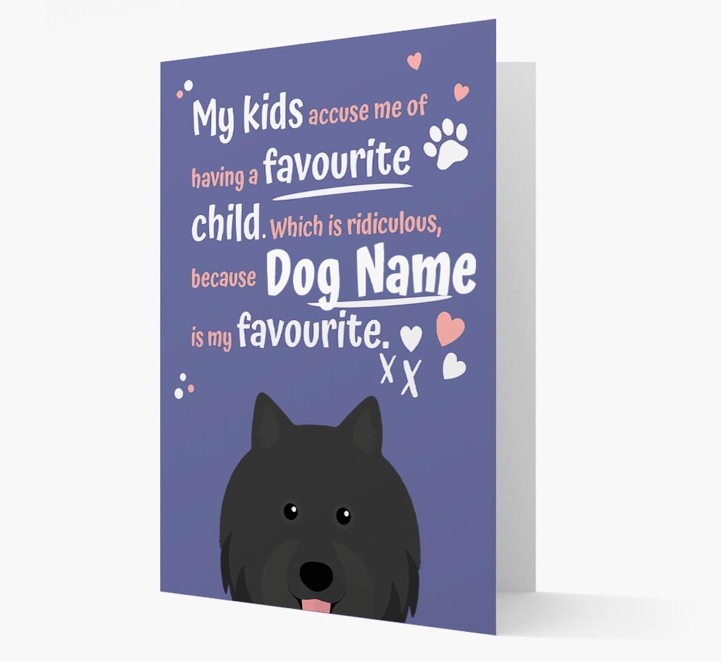 'Favorite Child' - Personalized {breedFullName} Card