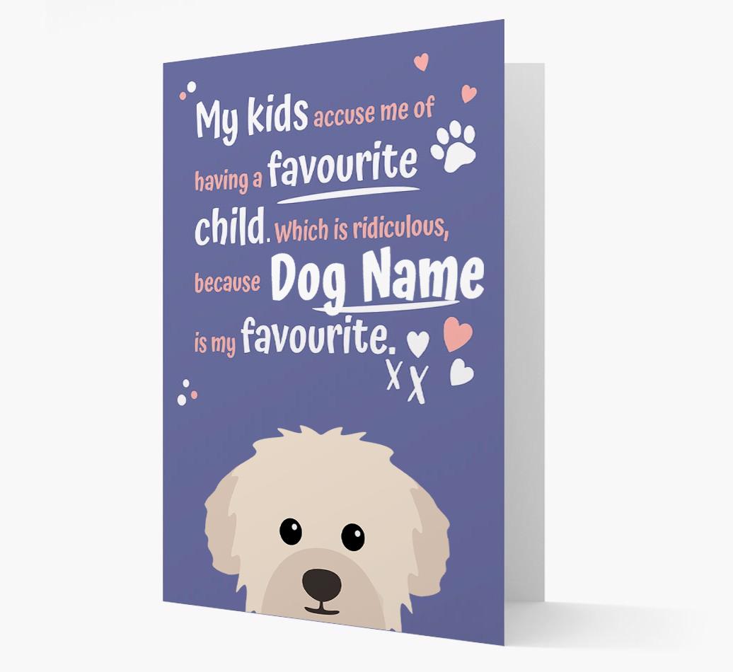 'Favorite Child' - Personalized {breedFullName} Card