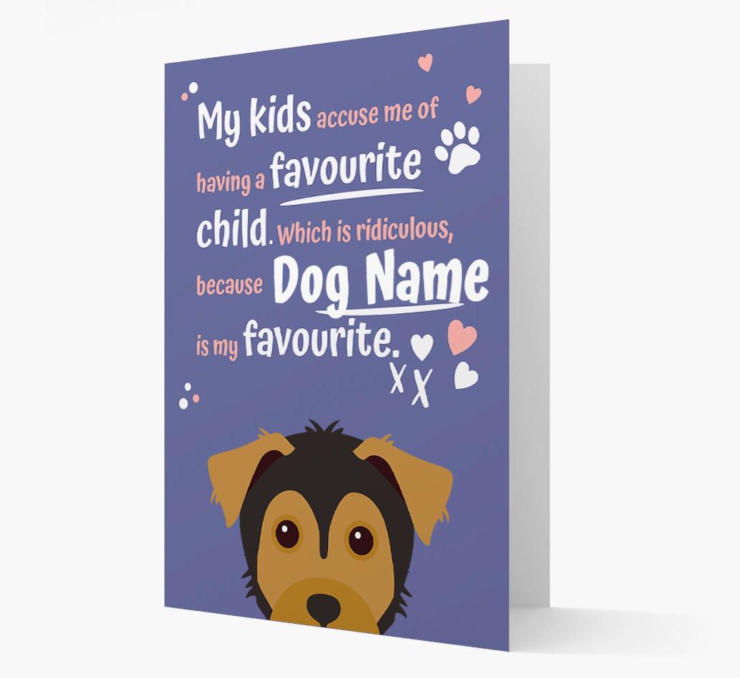 'Favorite Child' - Personalized {breedFullName} Card