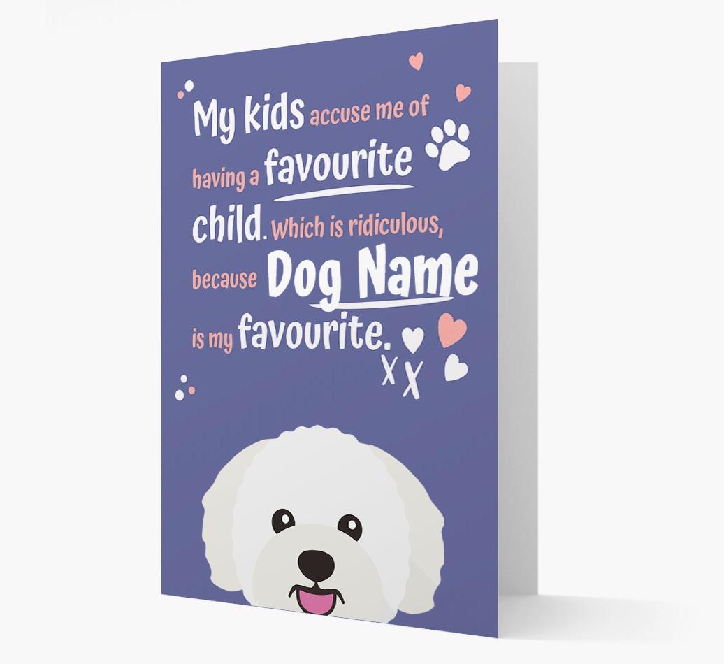 'Favorite Child' - Personalized {breedFullName} Card