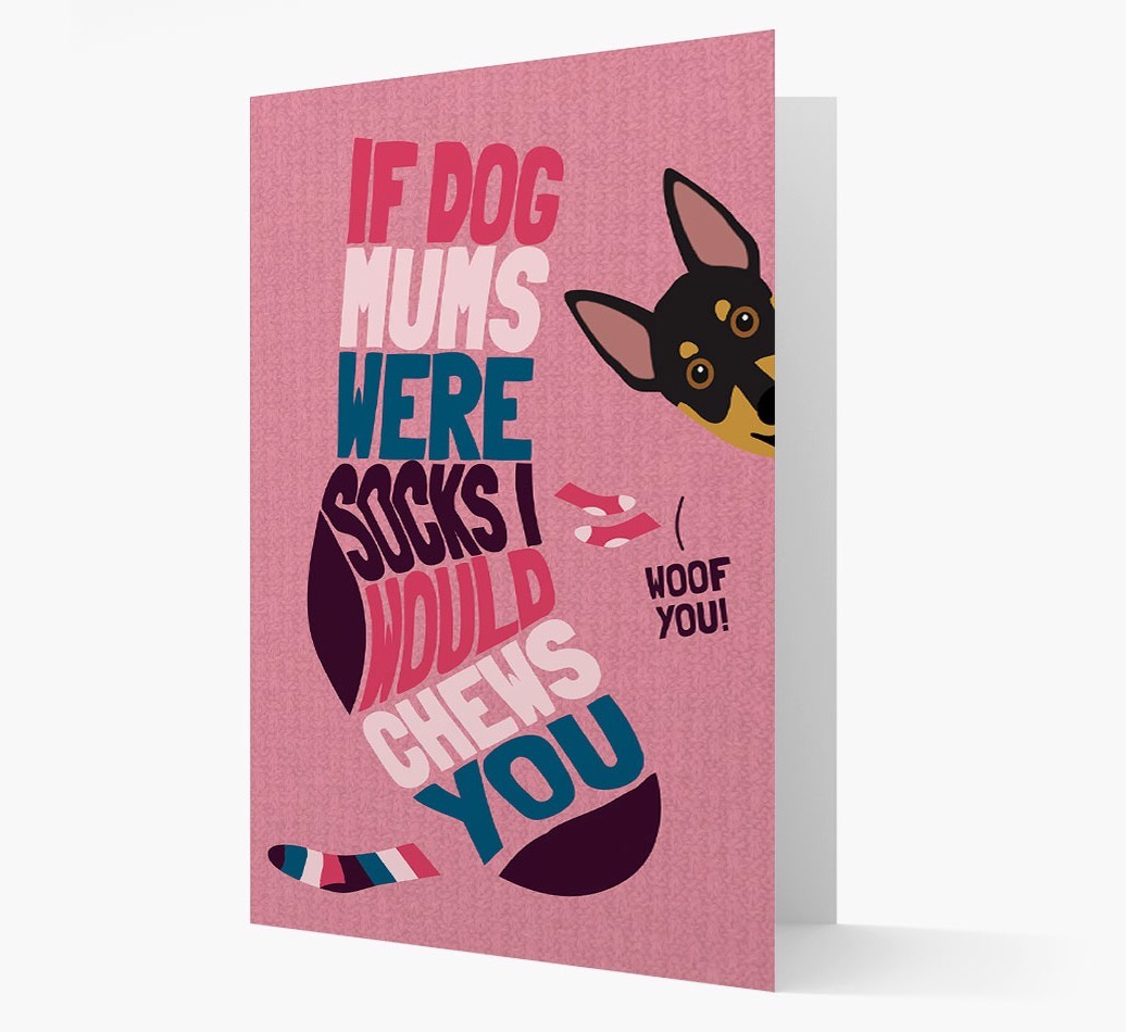 'Chews You' - Personalised {breedFullName} Card