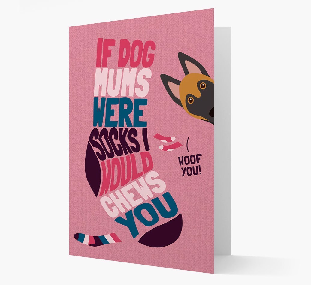 'Chews You' - Personalised {breedFullName} Card