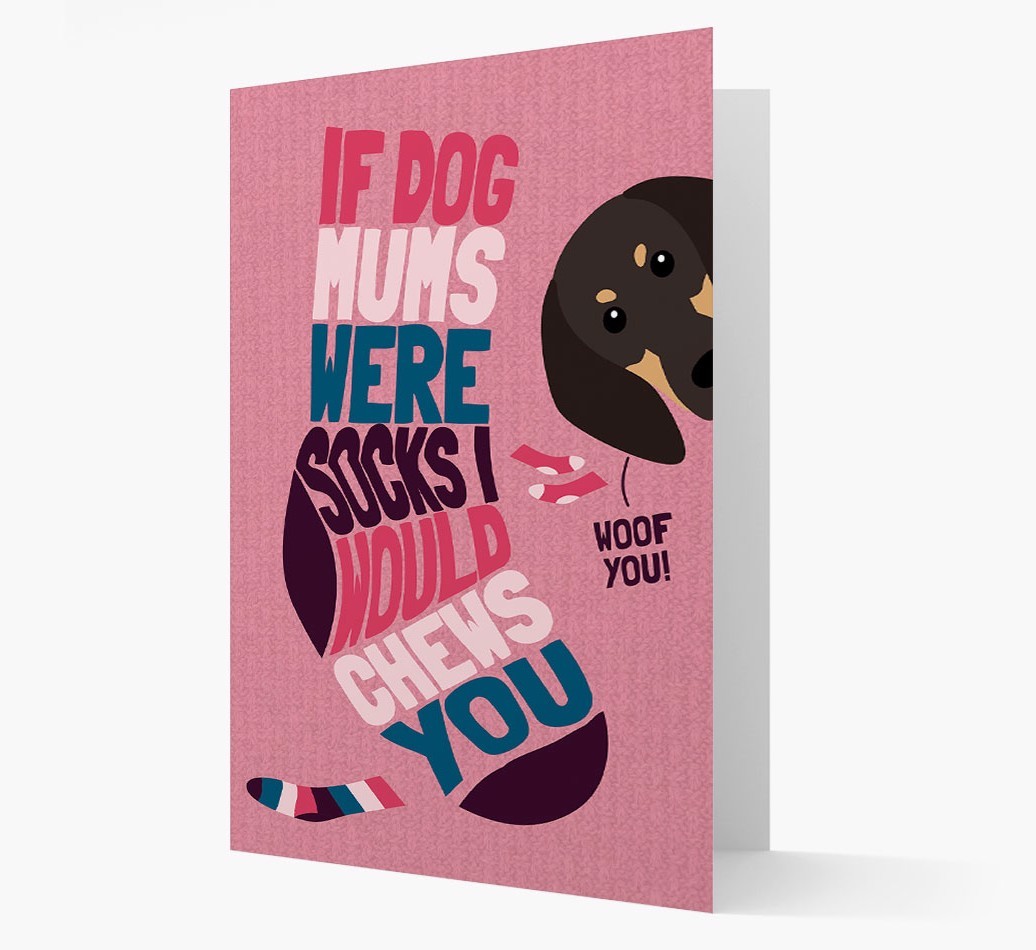 'Chews You' - Personalised {breedFullName} Card