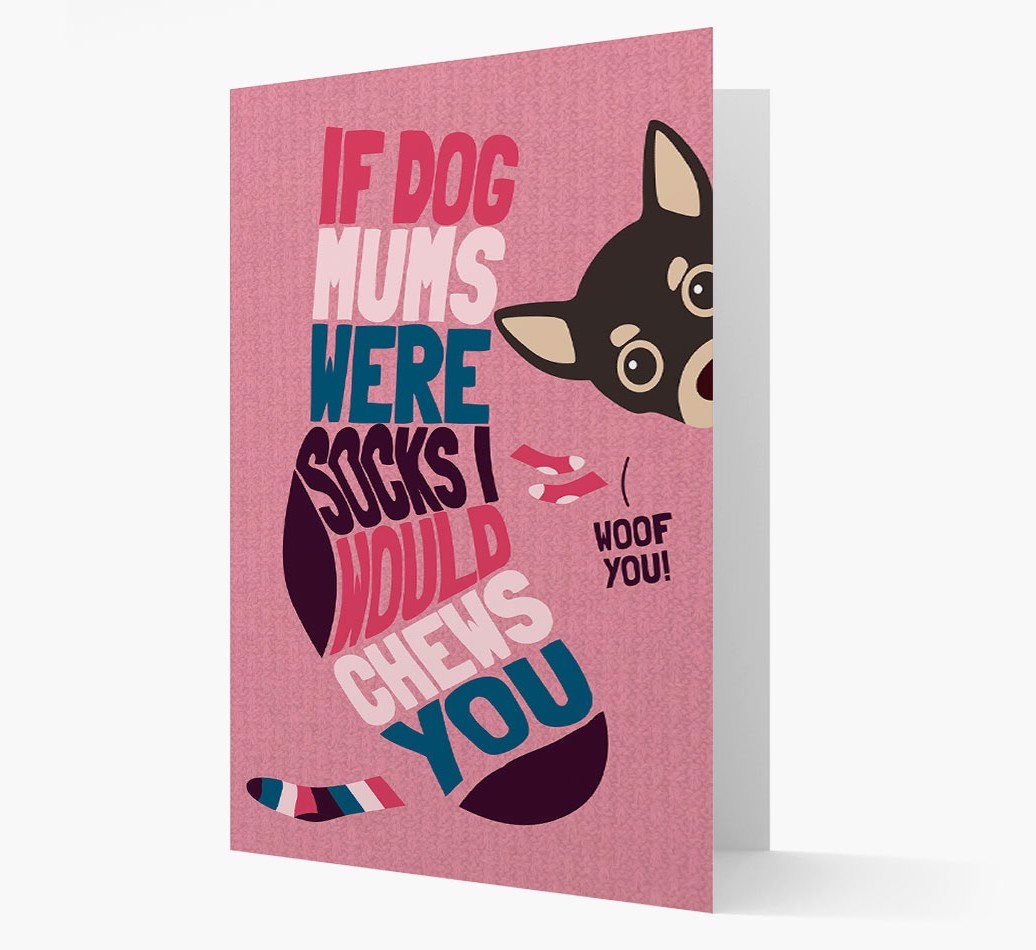 'Chews You' - Personalised {breedFullName} Card