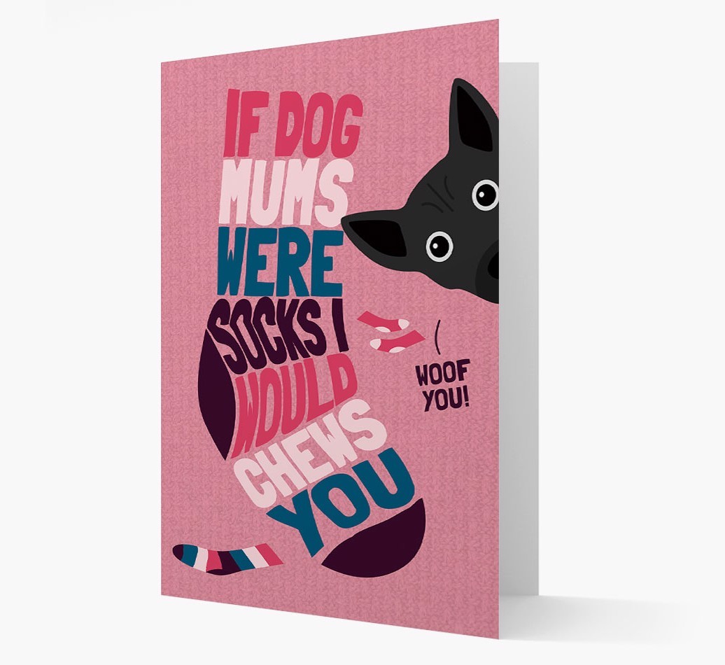 'Chews You' - Personalised {breedFullName} Card