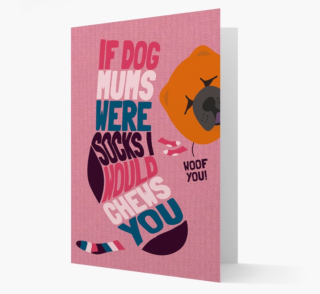'Chews You' - Personalised {breedFullName} Card