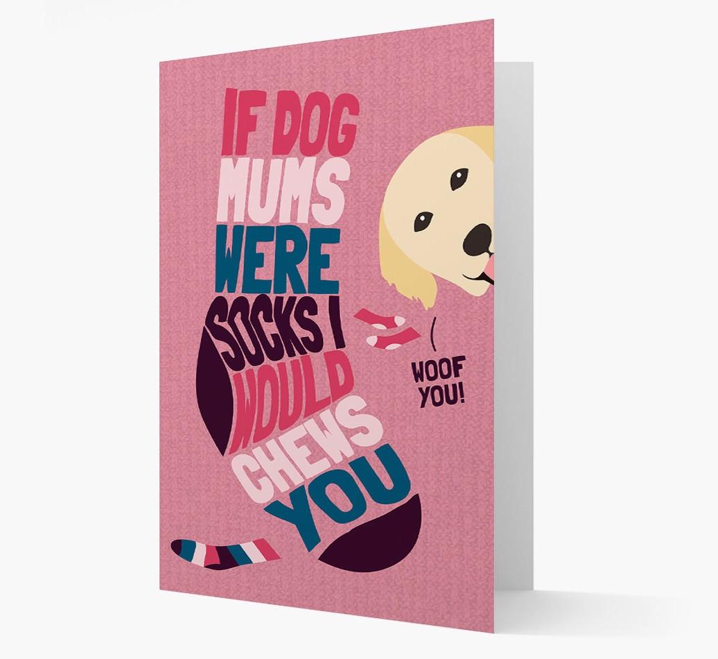'Chews You' - Personalized {breedFullName} Card