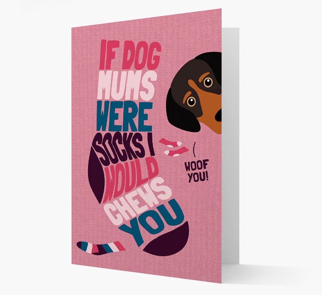 'Chews You' - Personalised {breedFullName} Card