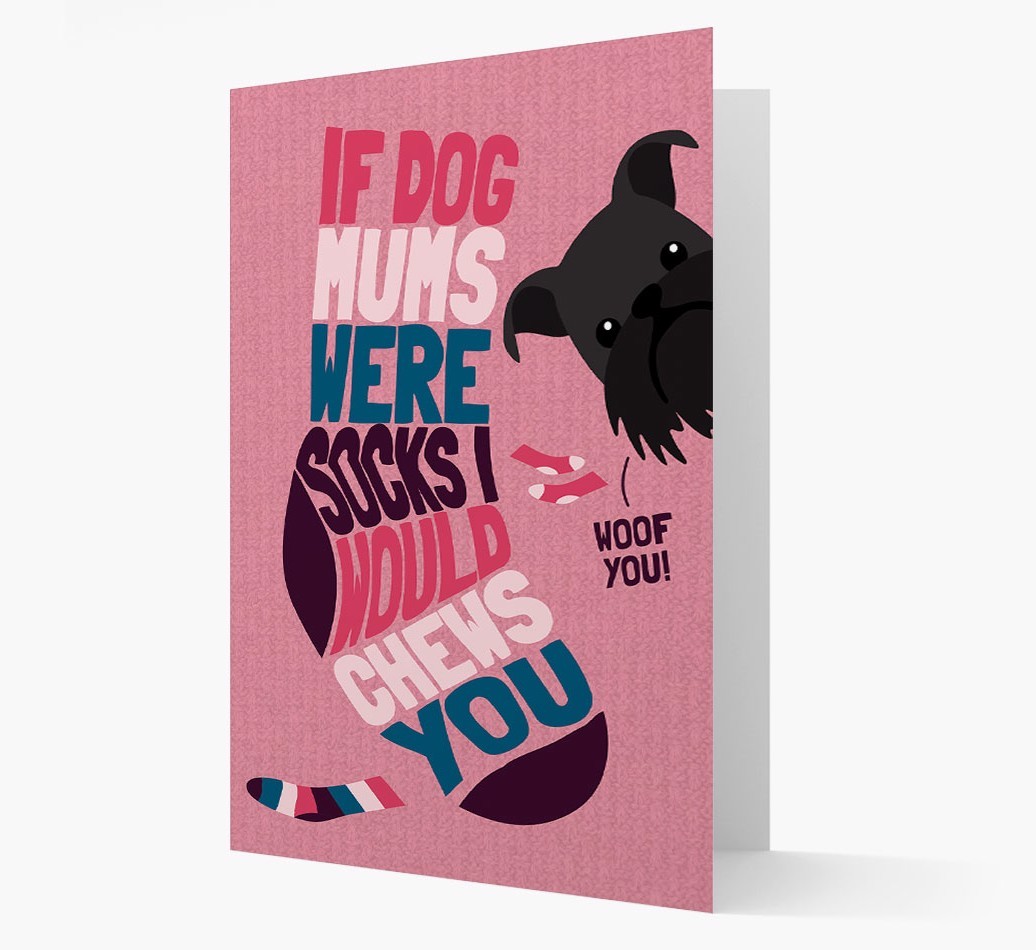 'Chews You' - Personalised {breedFullName} Card