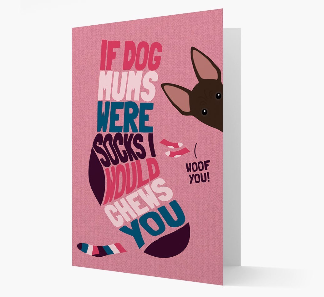 'Chews You' - Personalised {breedFullName} Card