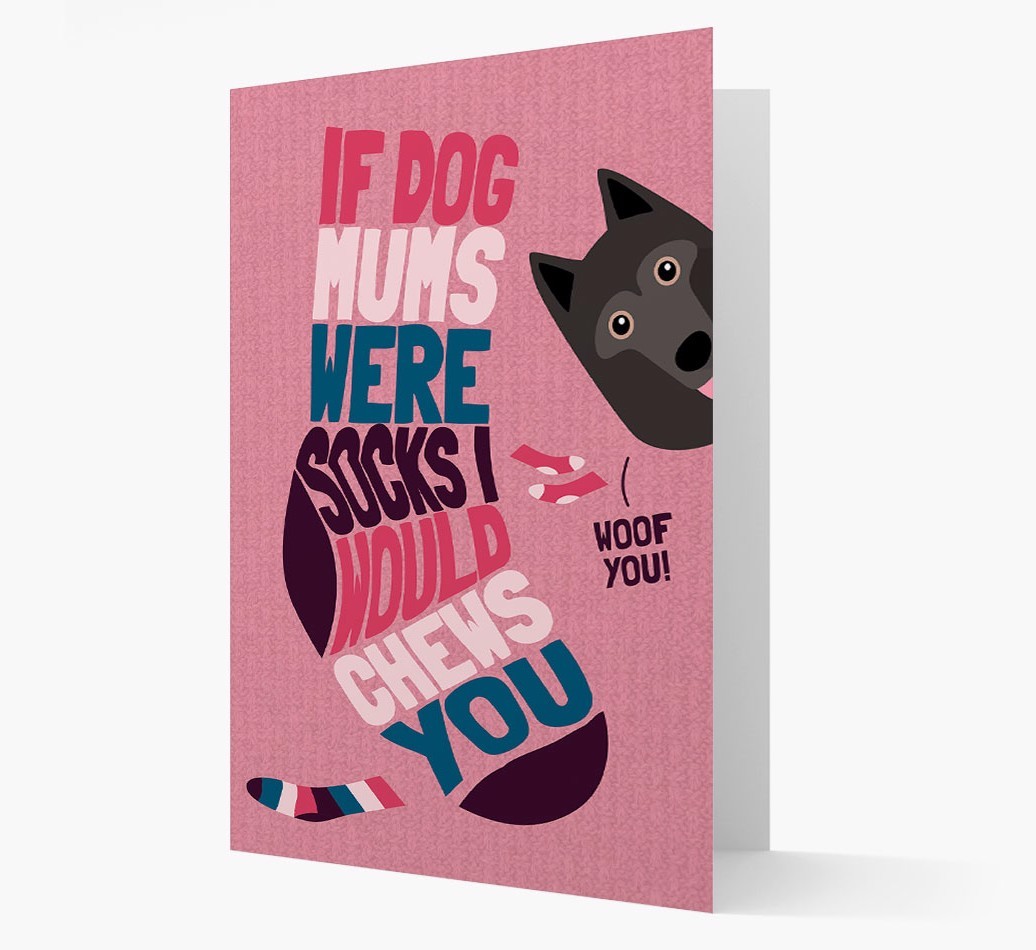 'Chews You' - Personalised {breedFullName} Card