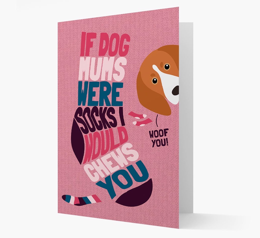 'Chews You' - Personalised {breedFullName} Card