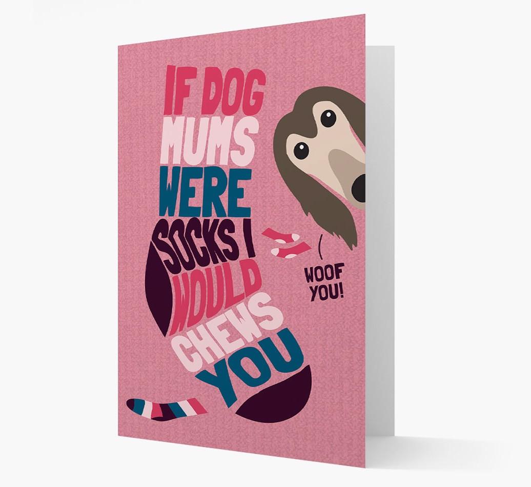 'Chews You' - Personalized {breedFullName} Card