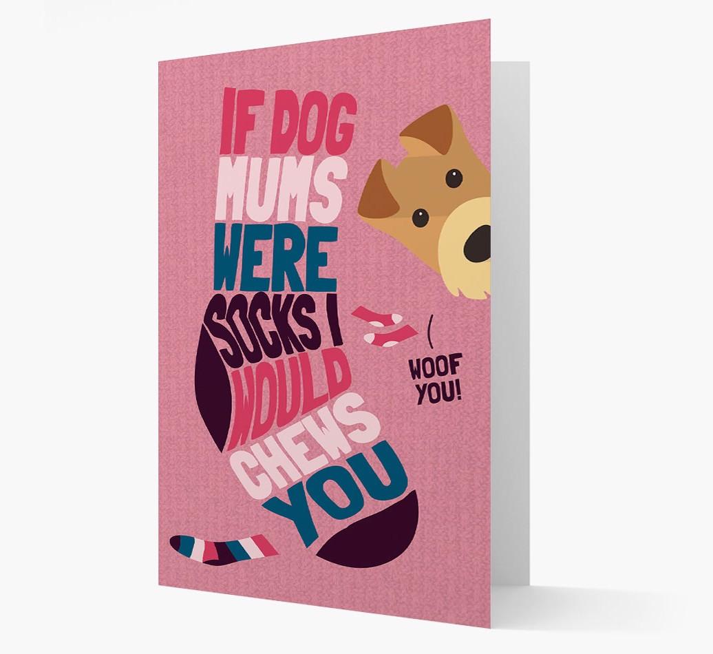 'Chews You' - Personalized {breedFullName} Card