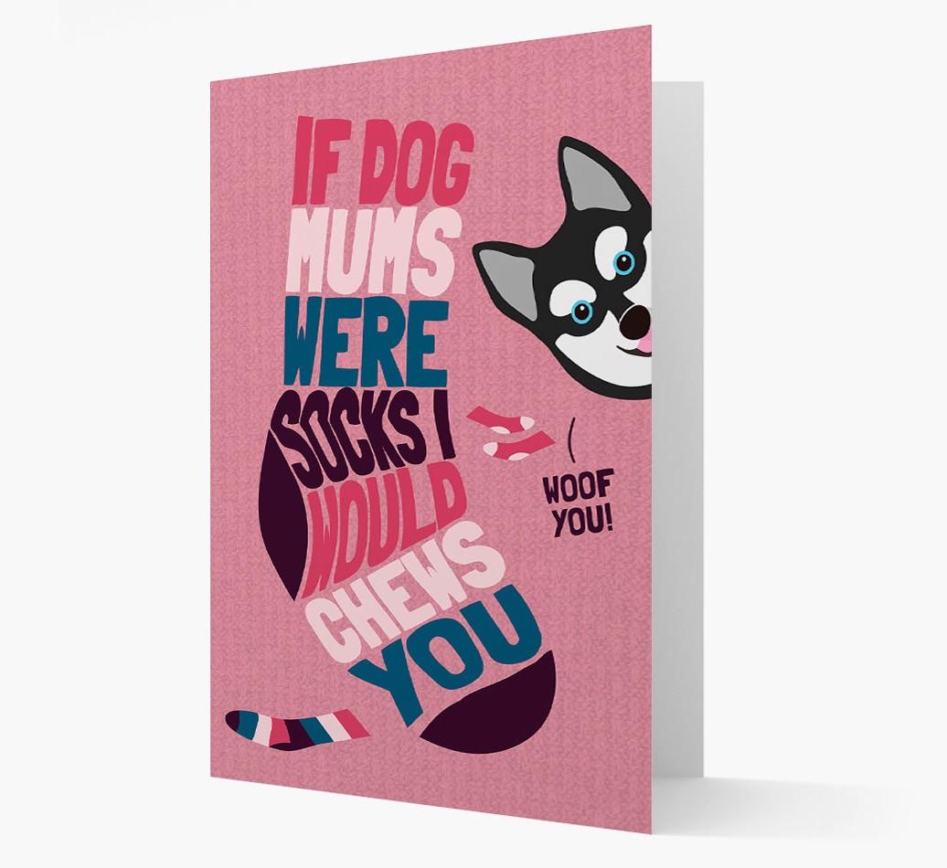 'Chews You' - Personalized {breedFullName} Card