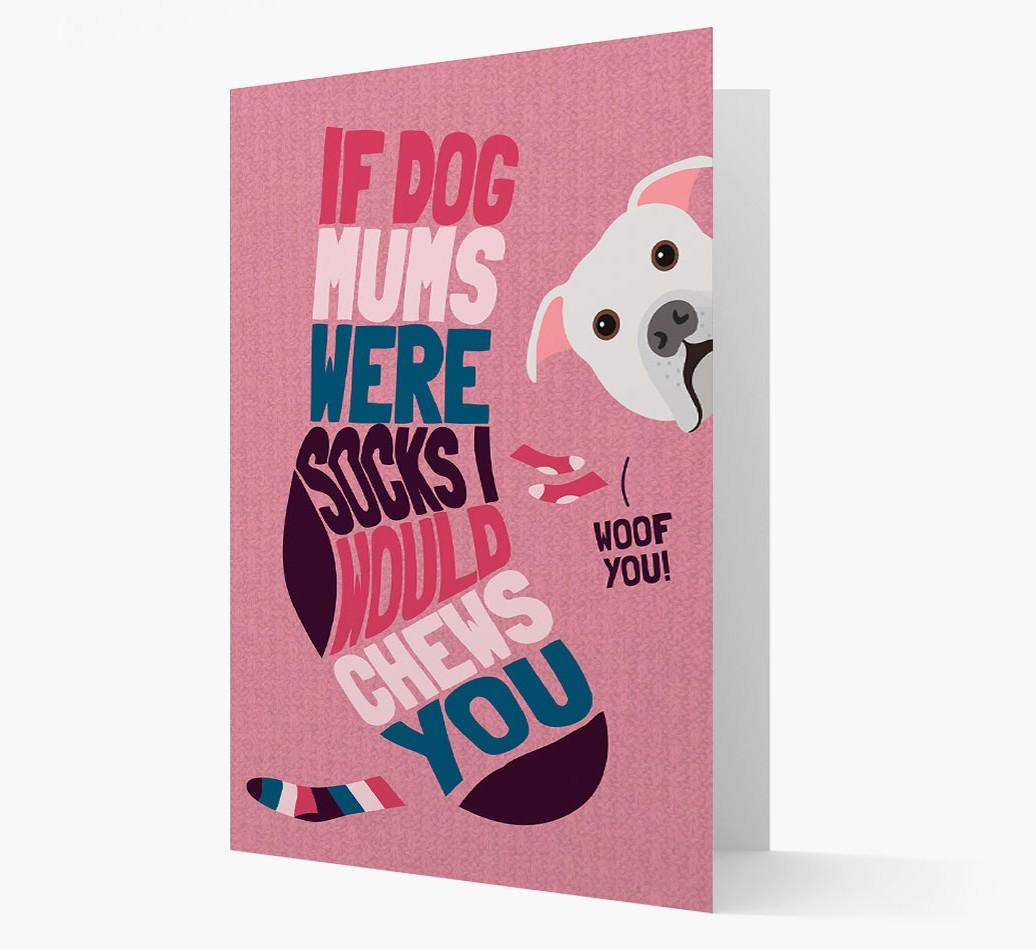'Chews You' - Personalized {breedFullName} Card
