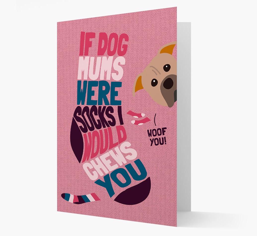 'Chews You' - Personalized {breedFullName} Card