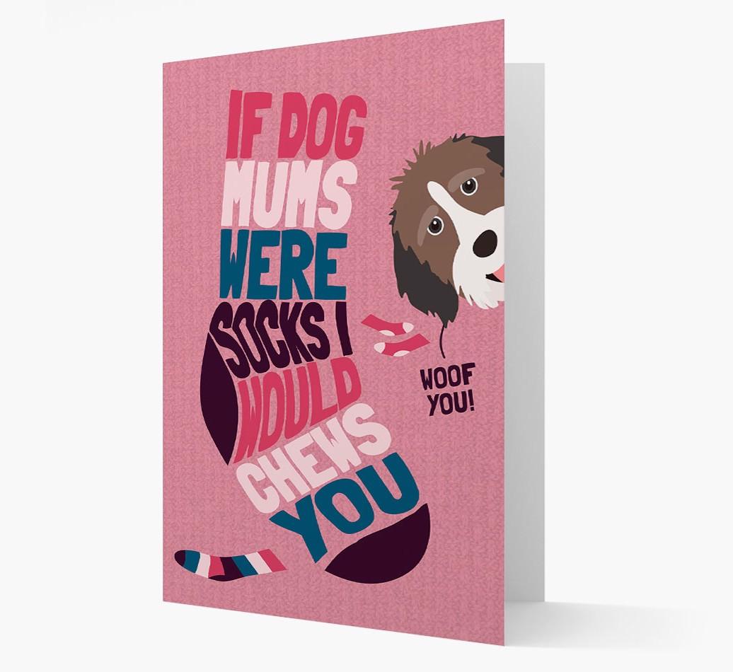 'Chews You' - Personalized {breedFullName} Card