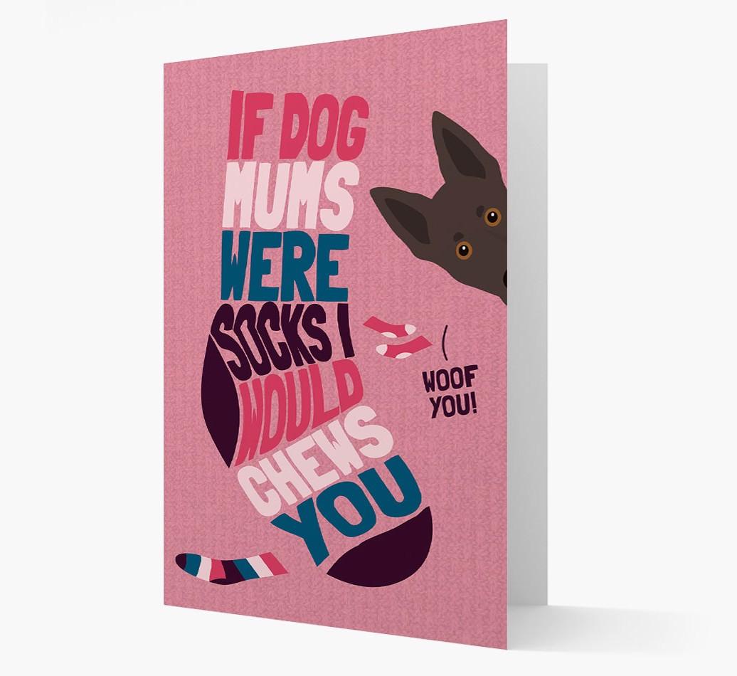 'Chews You' - Personalized {breedFullName} Card