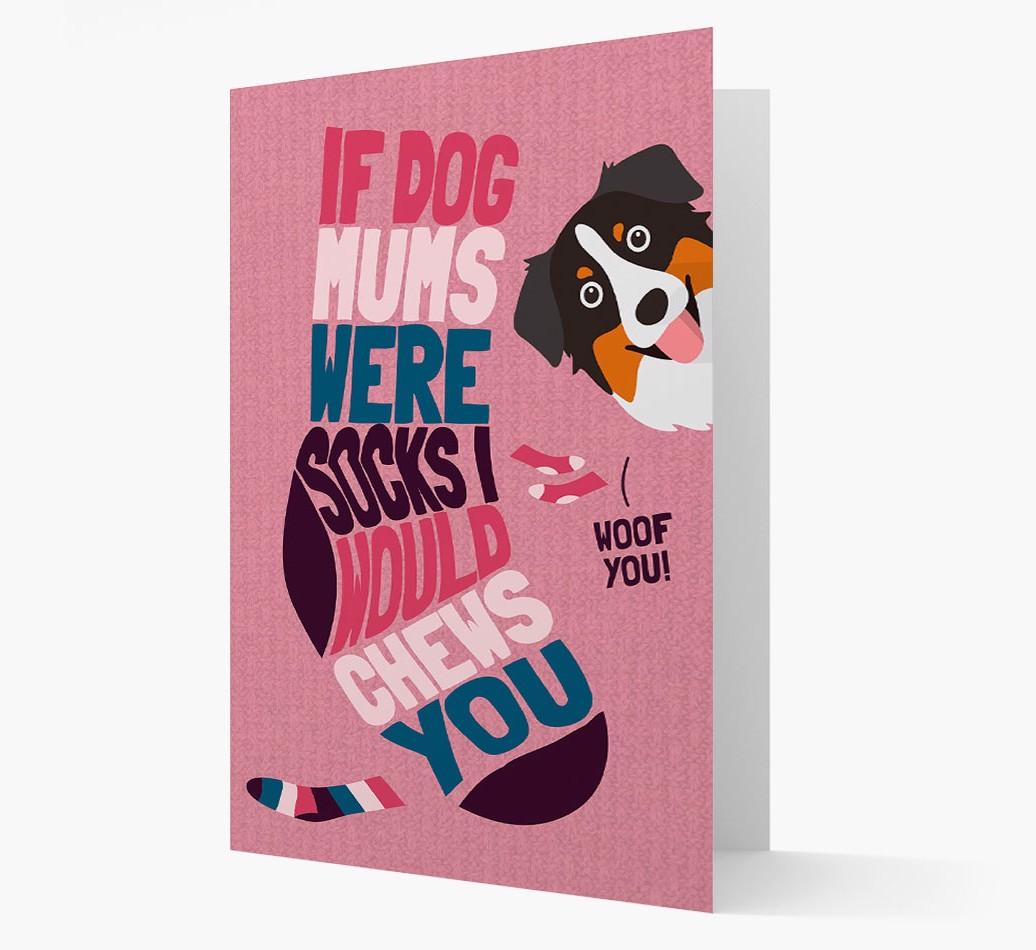 'Chews You' - Personalized {breedFullName} Card