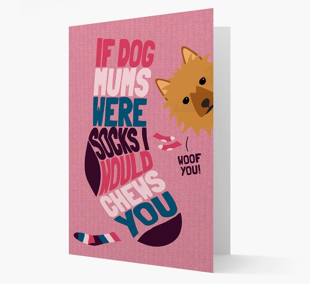 'Chews You' - Personalized {breedFullName} Card
