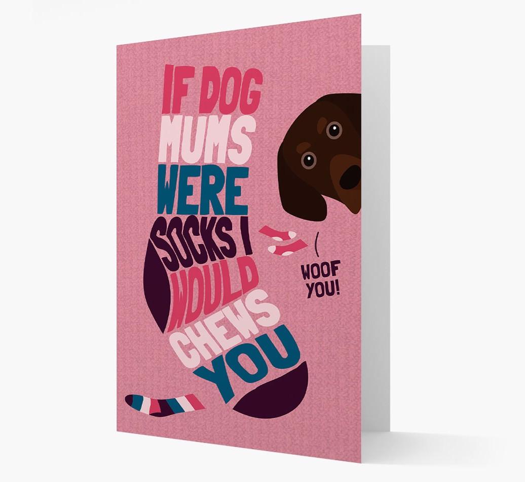 'Chews You' - Personalized {breedFullName} Card