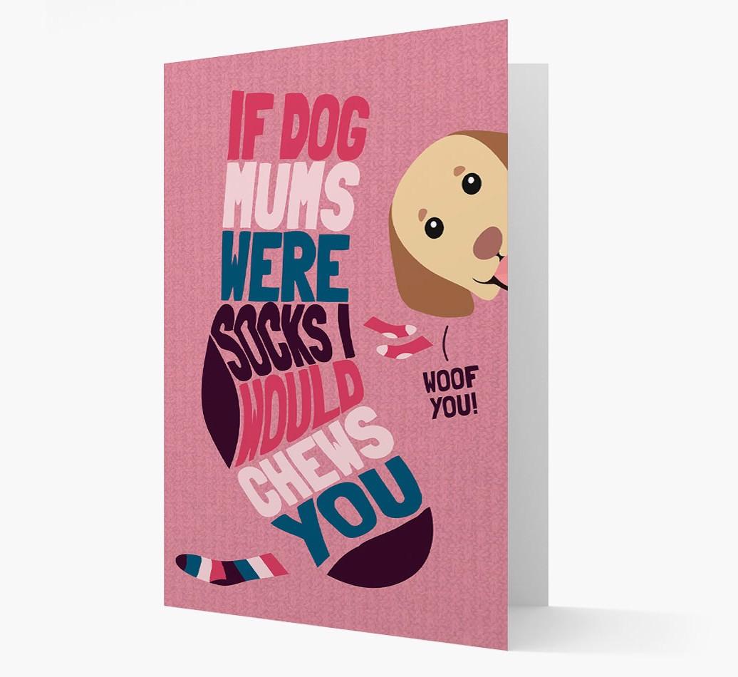 'Chews You' - Personalized {breedFullName} Card