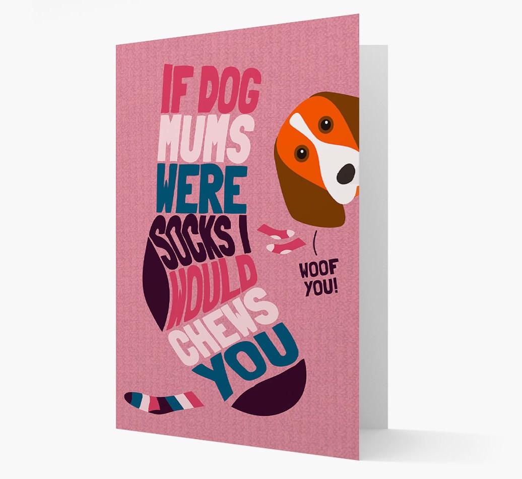 'Chews You' - Personalized {breedFullName} Card