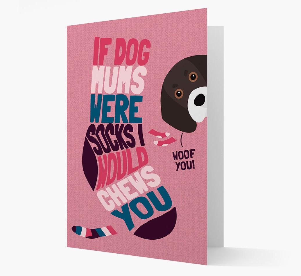 'Chews You' - Personalized {breedFullName} Card