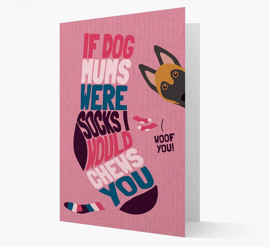'Chews You' - Personalized {breedFullName} Card
