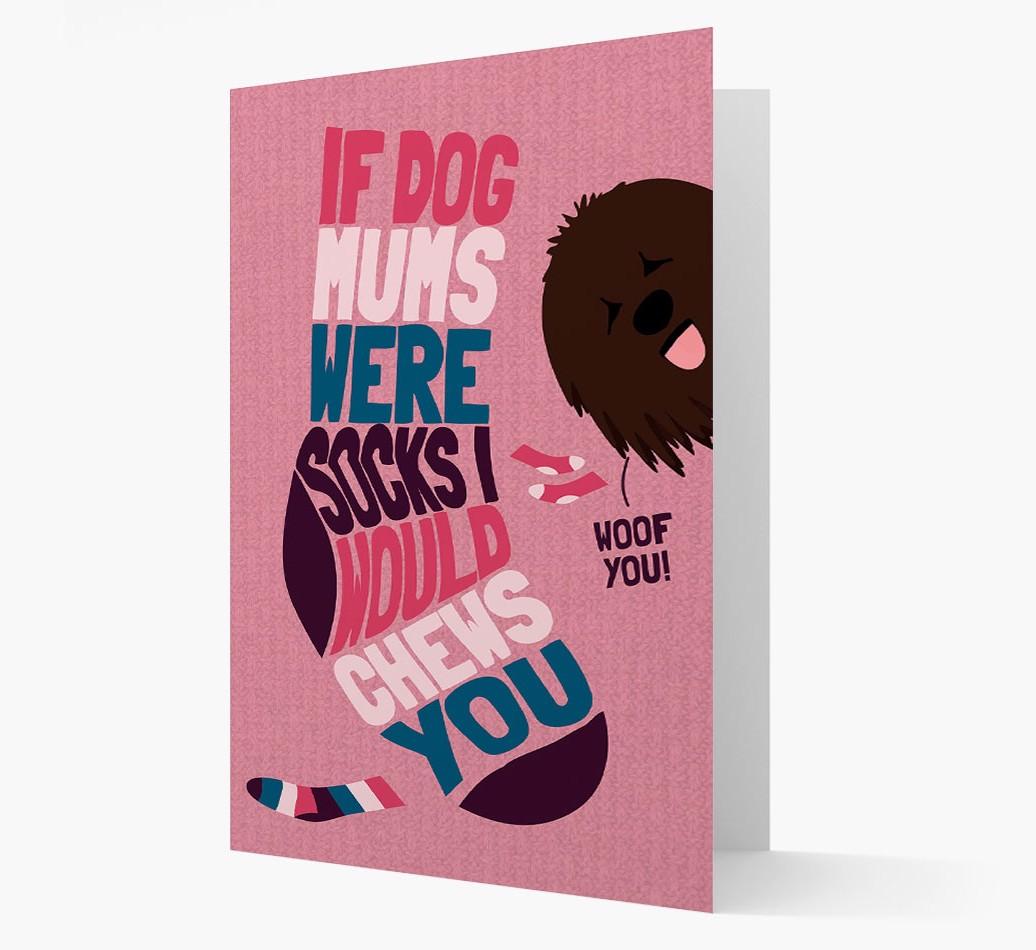 'Chews You' - Personalized {breedFullName} Card