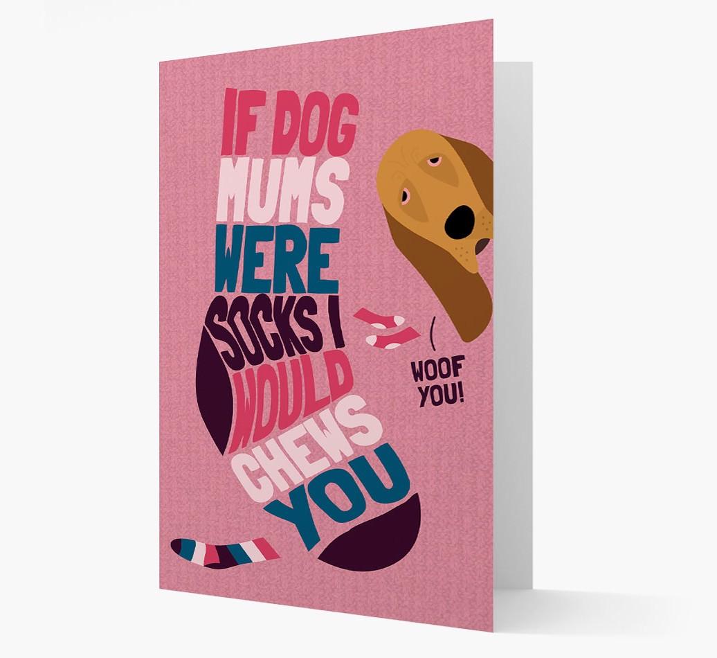 'Chews You' - Personalized {breedFullName} Card