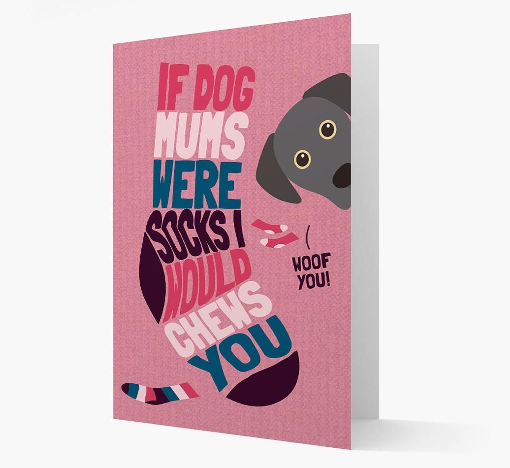 'Chews You' - Personalized {breedFullName} Card