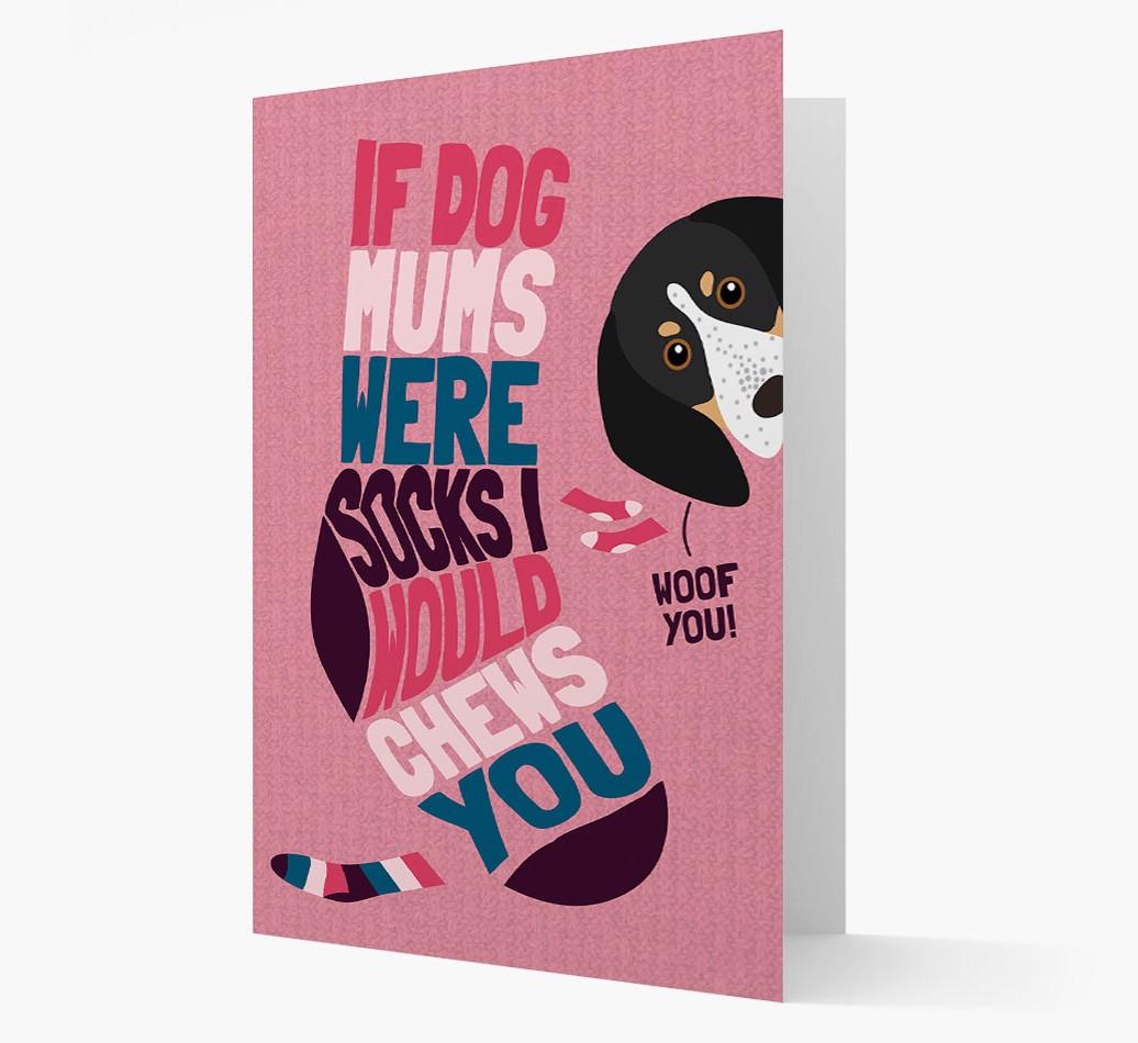 'Chews You' - Personalized {breedFullName} Card