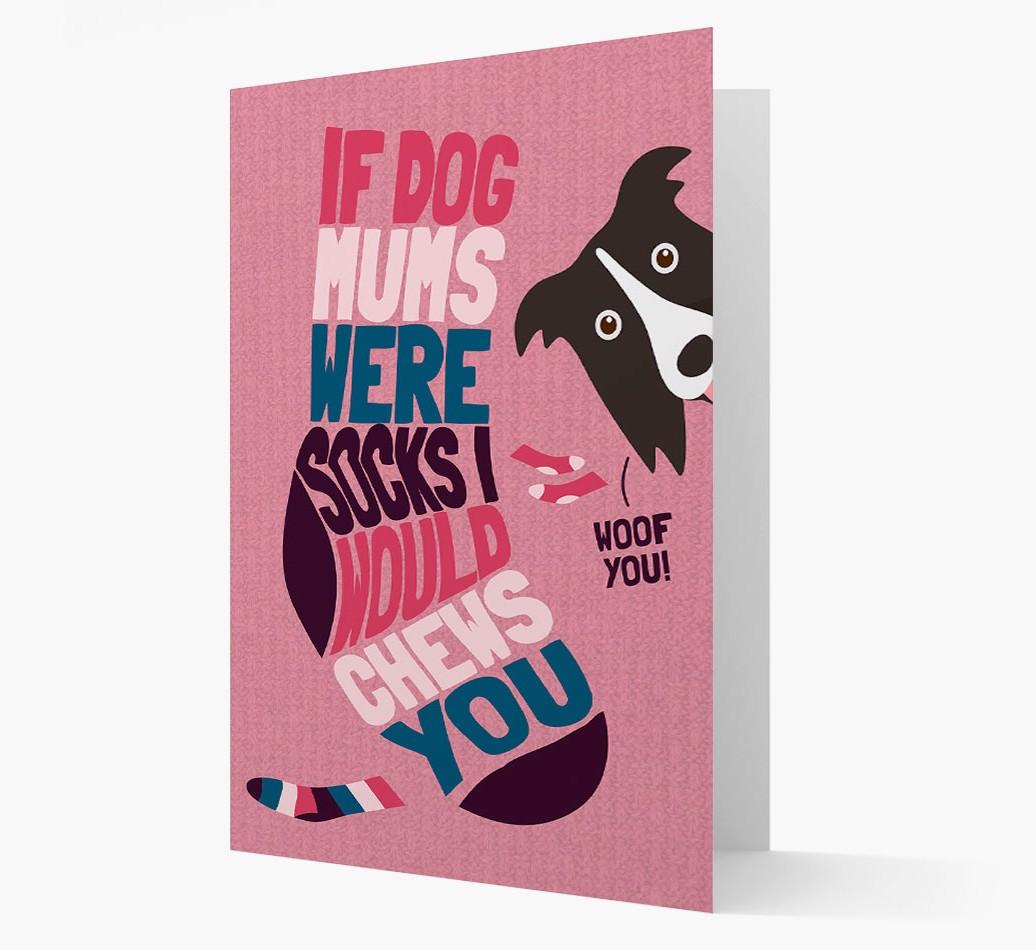 'Chews You' - Personalized {breedFullName} Card
