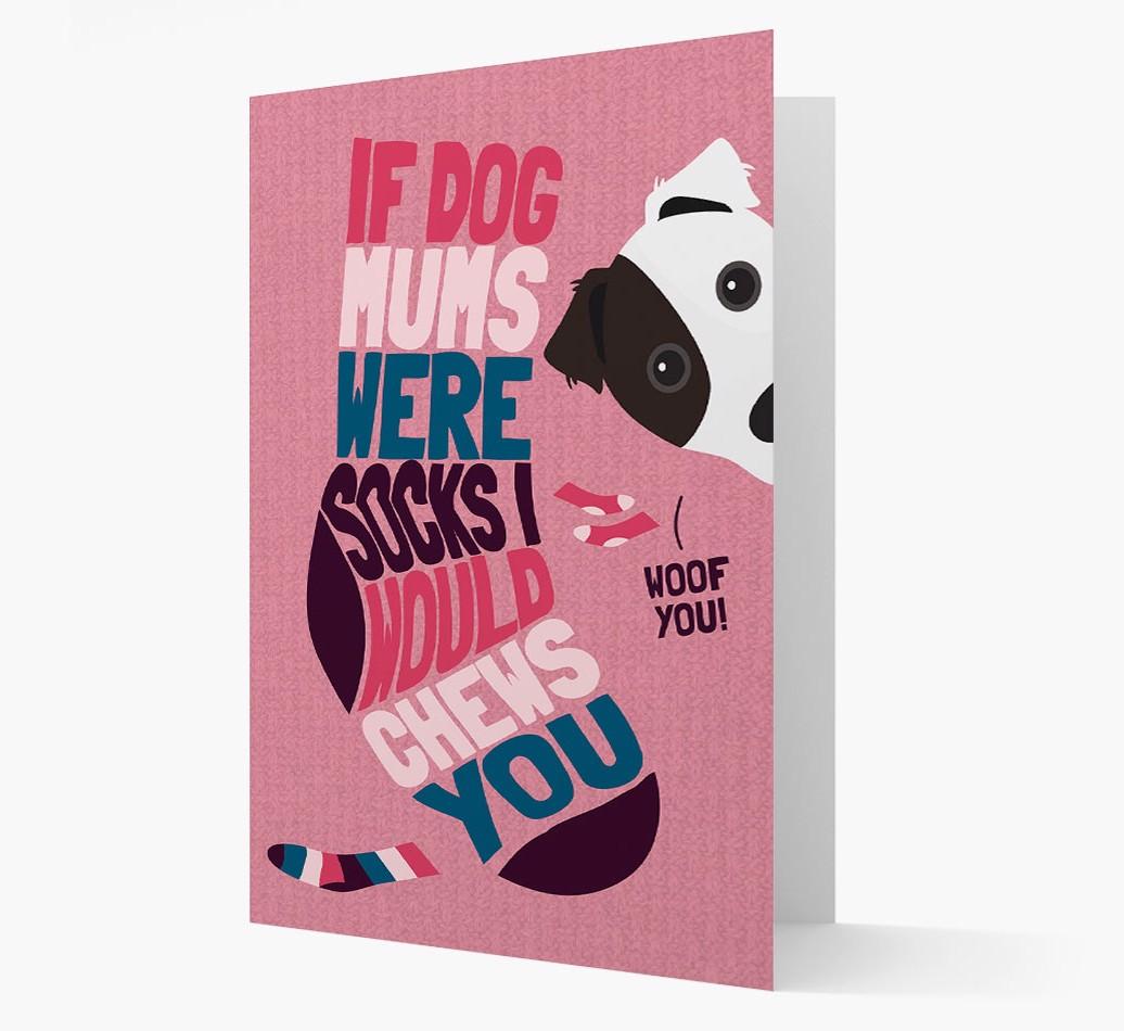 'Chews You' - Personalized {breedFullName} Card