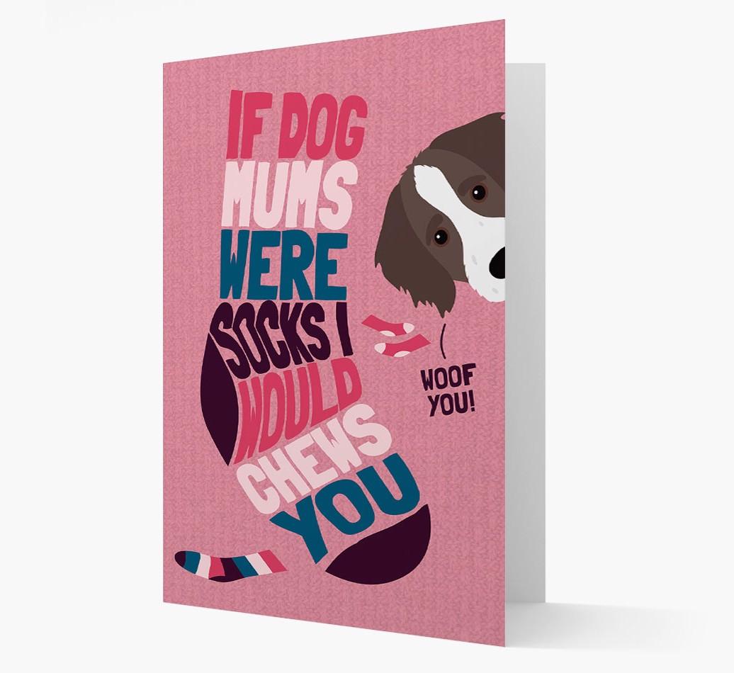 'Chews You' - Personalized {breedFullName} Card