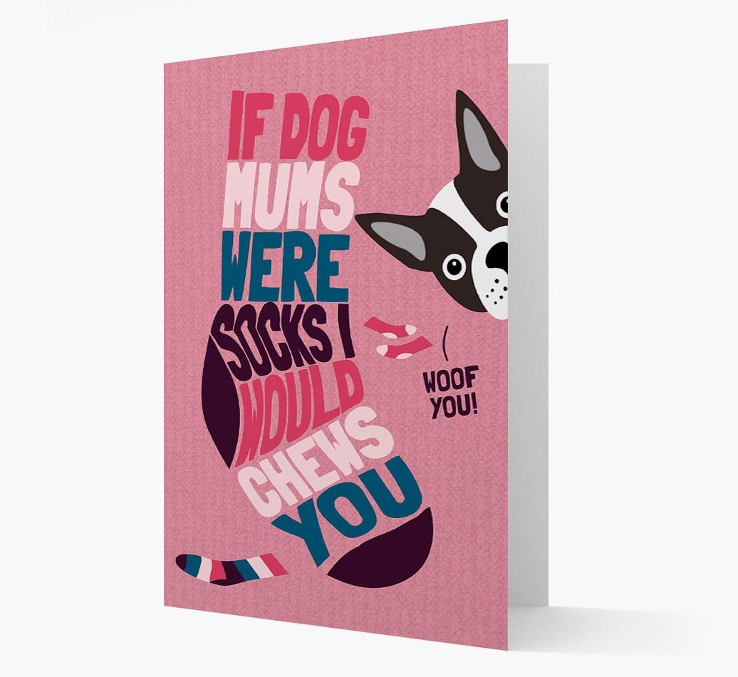 'Chews You' - Personalized {breedFullName} Card