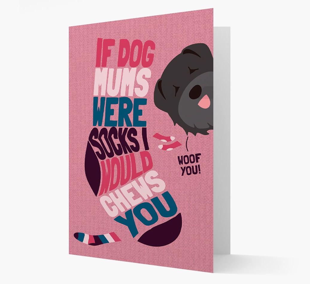 'Chews You' - Personalized {breedFullName} Card