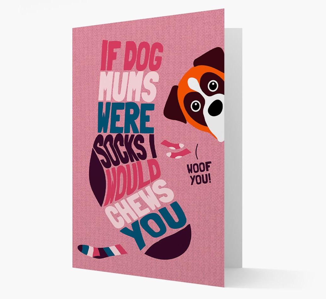 'Chews You' - Personalized {breedFullName} Card