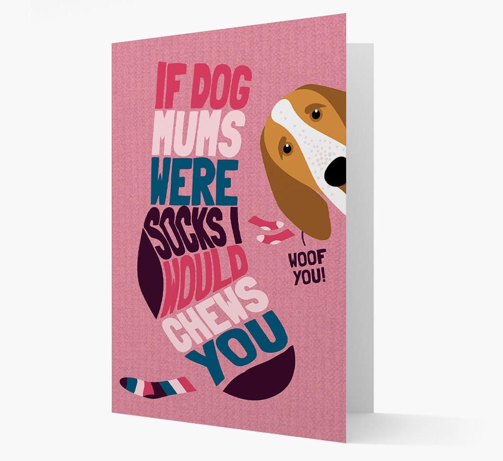 'Chews You' - Personalized {breedFullName} Card