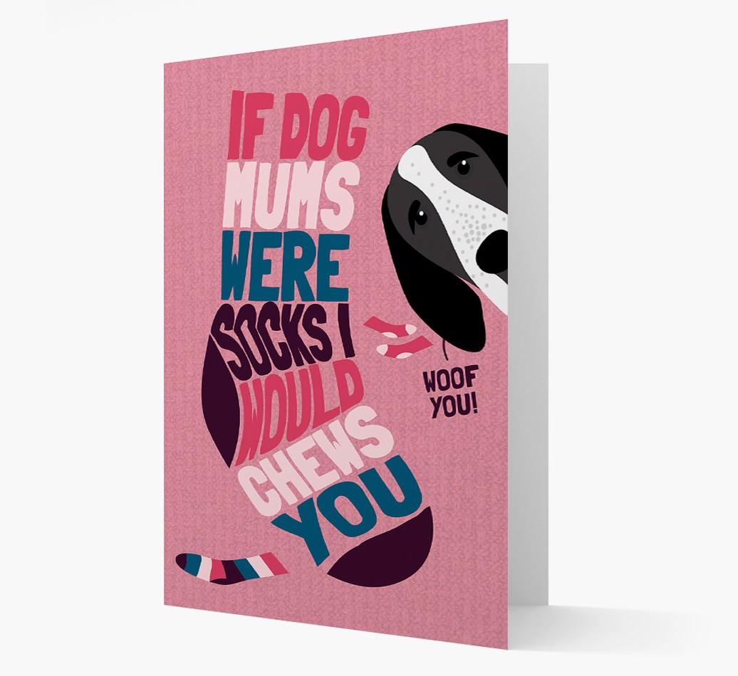 'Chews You' - Personalized {breedFullName} Card