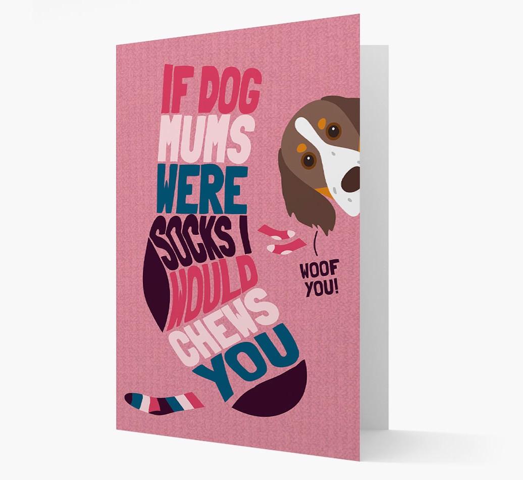 'Chews You' - Personalized {breedFullName} Card