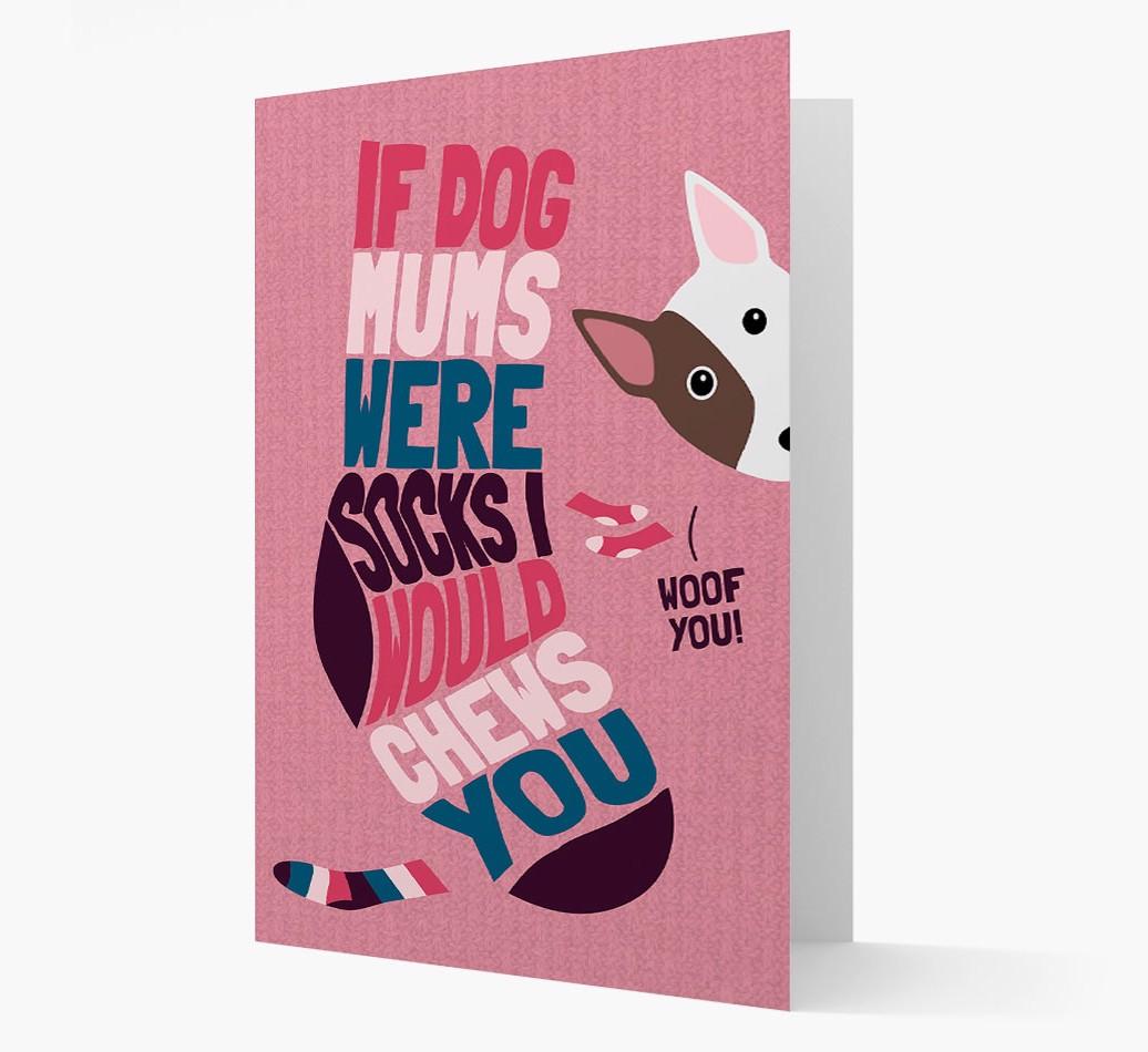 'Chews You' - Personalized {breedFullName} Card