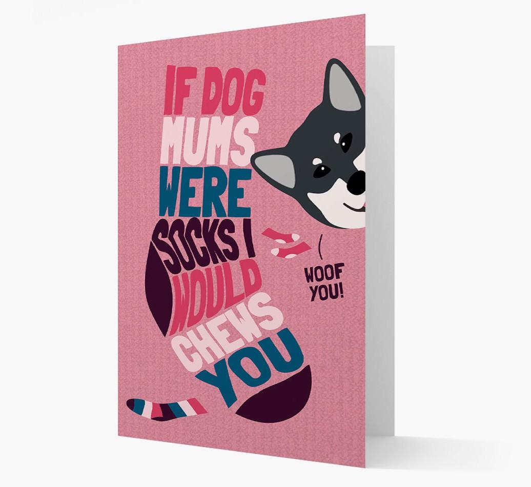 'Chews You' - Personalized {breedFullName} Card