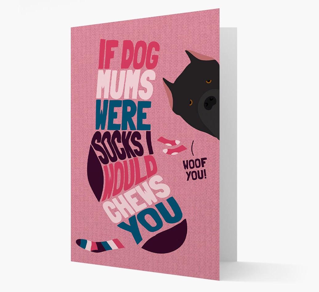 'Chews You' - Personalized {breedFullName} Card